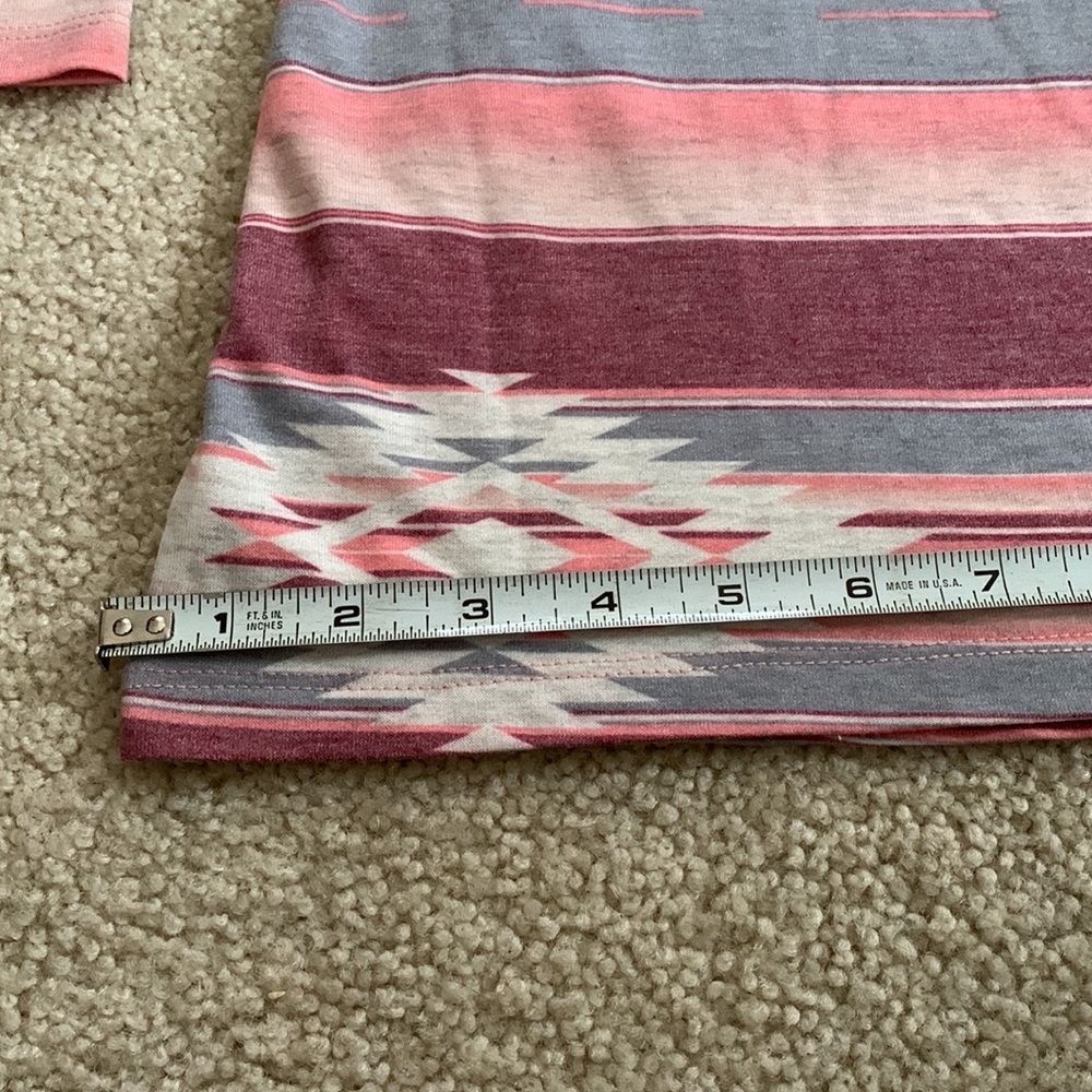 VANITY Women’s Aztec Print Tunic Long Sleeve Shirt. Size XL Brand New With Tags - Picture 11 of 16